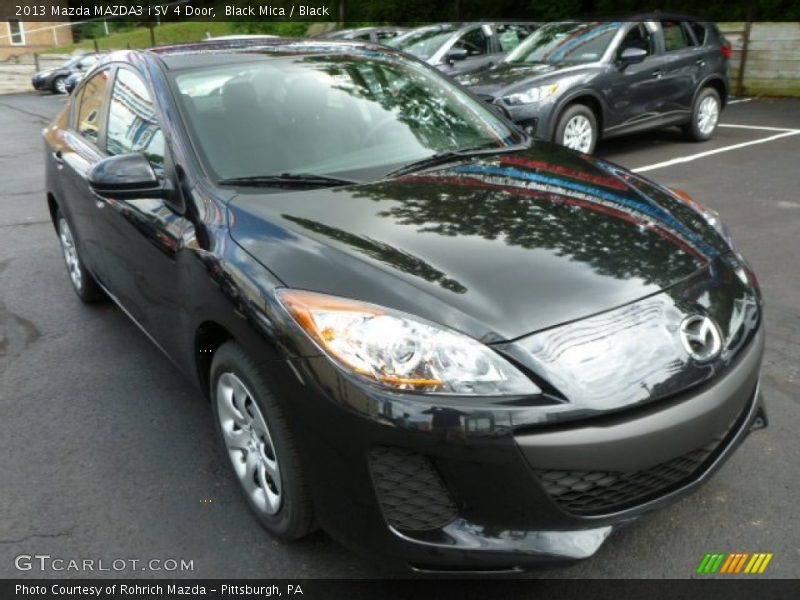 Black Mica / Black 2013 Mazda MAZDA3 i SV 4 Door