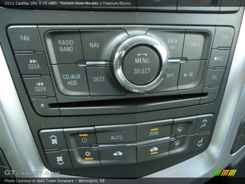 Radiant Silver Metallic / Titanium/Ebony 2011 Cadillac SRX 4 V6 AWD