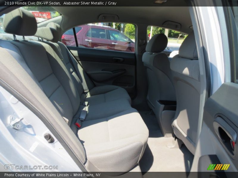 Alabaster Silver Metallic / Gray 2010 Honda Civic DX-VP Sedan