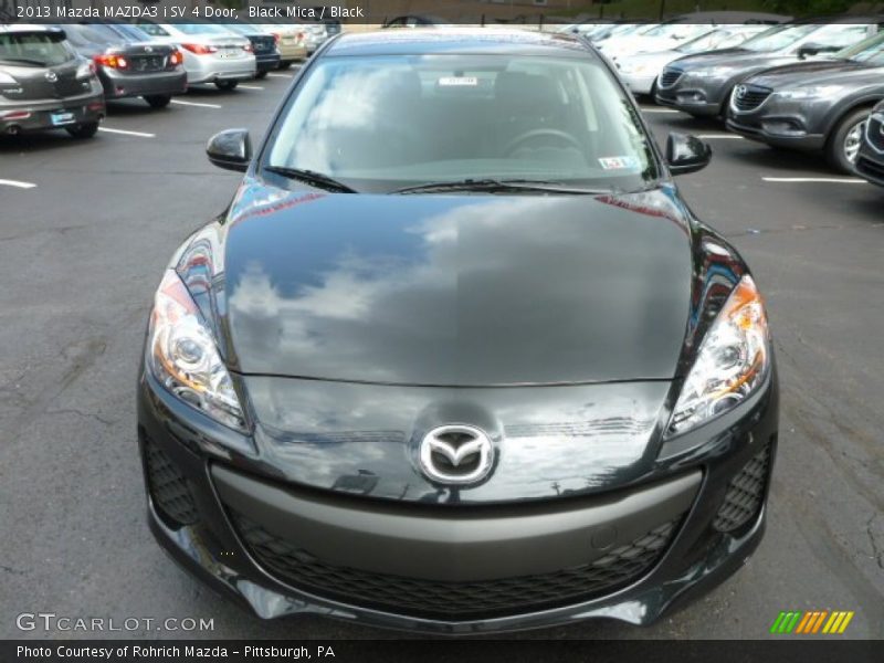 Black Mica / Black 2013 Mazda MAZDA3 i SV 4 Door