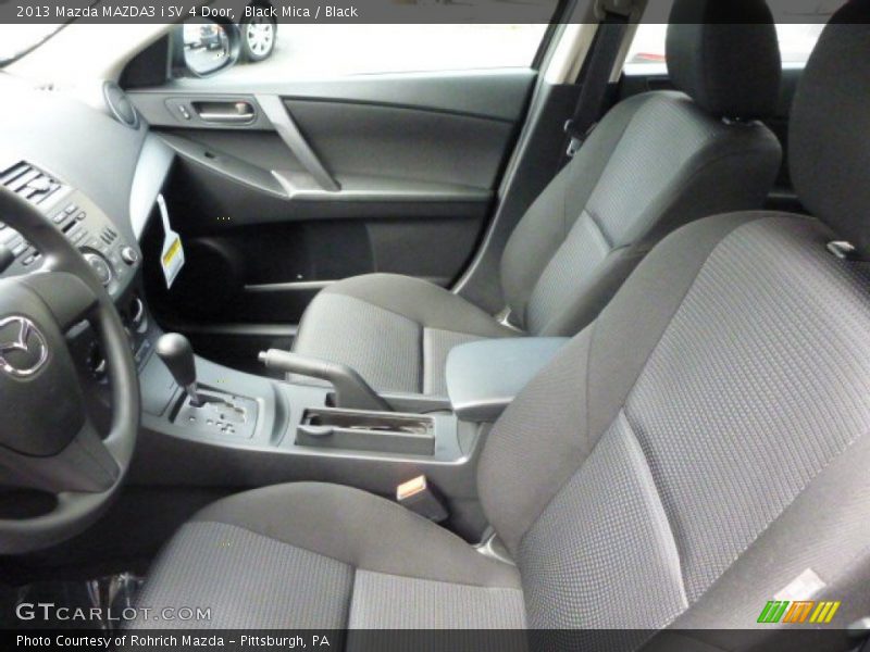 Black Mica / Black 2013 Mazda MAZDA3 i SV 4 Door
