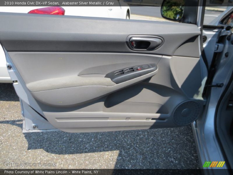 Alabaster Silver Metallic / Gray 2010 Honda Civic DX-VP Sedan