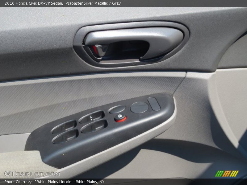 Alabaster Silver Metallic / Gray 2010 Honda Civic DX-VP Sedan
