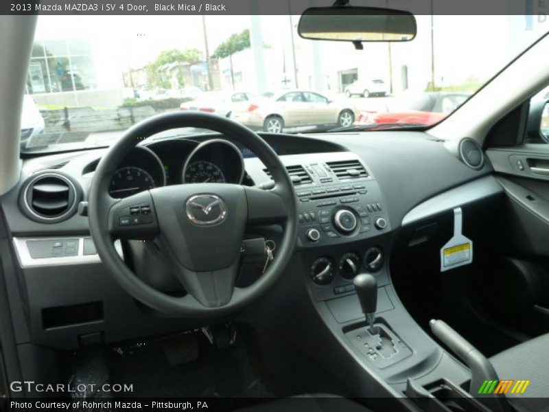 Black Mica / Black 2013 Mazda MAZDA3 i SV 4 Door