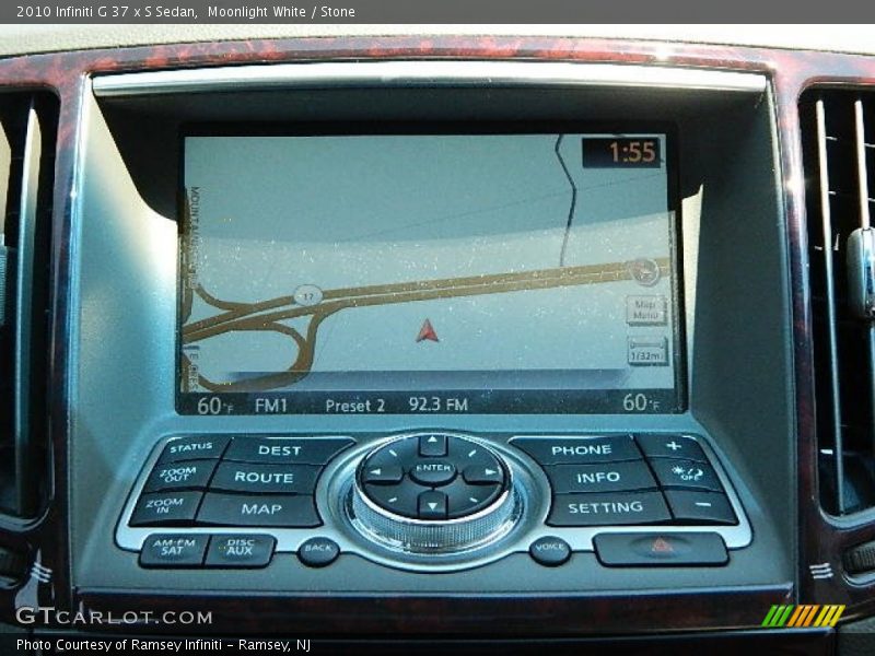 Moonlight White / Stone 2010 Infiniti G 37 x S Sedan