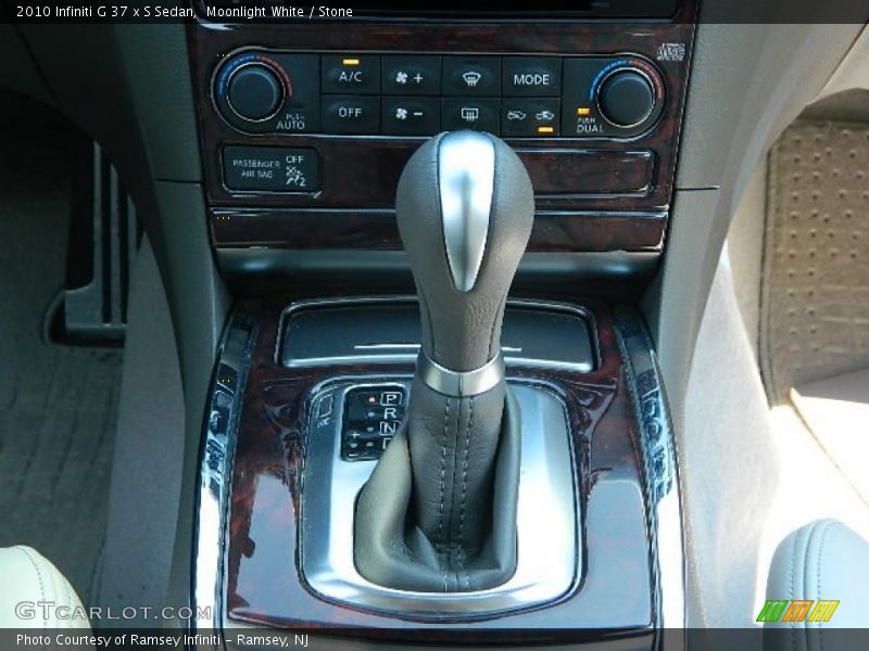 Moonlight White / Stone 2010 Infiniti G 37 x S Sedan