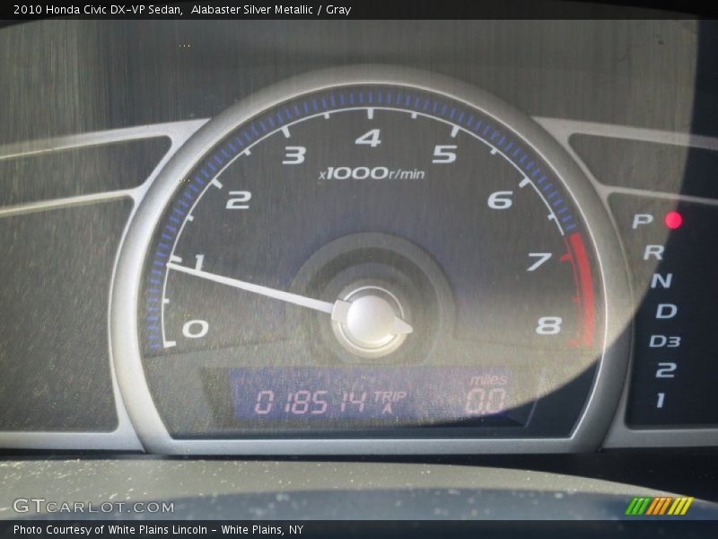 Alabaster Silver Metallic / Gray 2010 Honda Civic DX-VP Sedan