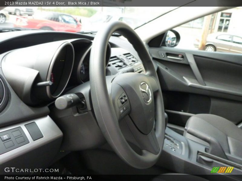 Black Mica / Black 2013 Mazda MAZDA3 i SV 4 Door