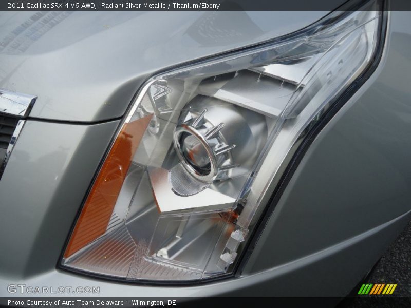 Radiant Silver Metallic / Titanium/Ebony 2011 Cadillac SRX 4 V6 AWD
