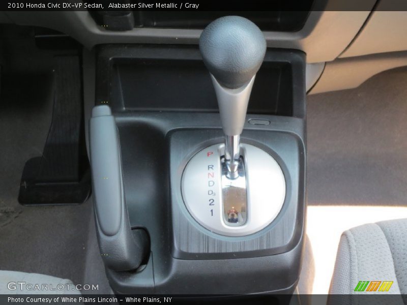 Alabaster Silver Metallic / Gray 2010 Honda Civic DX-VP Sedan