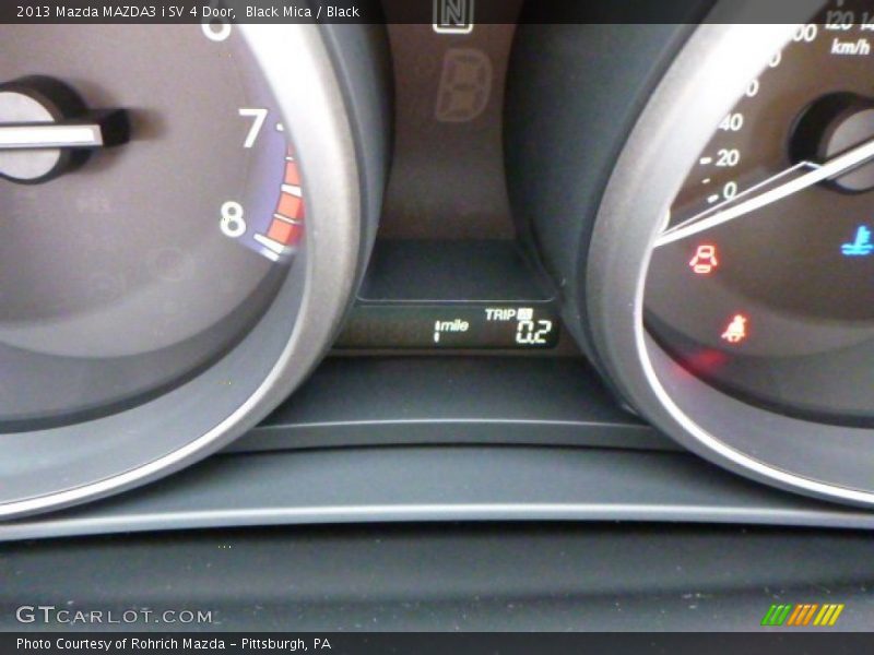 Black Mica / Black 2013 Mazda MAZDA3 i SV 4 Door