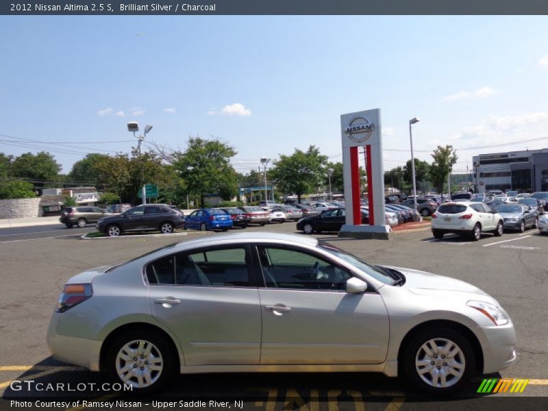 Brilliant Silver / Charcoal 2012 Nissan Altima 2.5 S