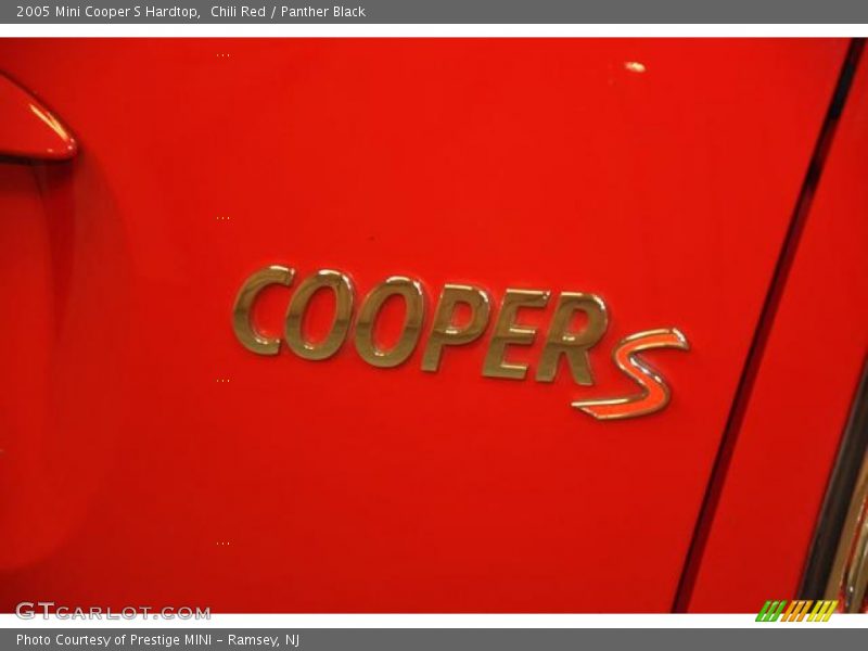 Chili Red / Panther Black 2005 Mini Cooper S Hardtop