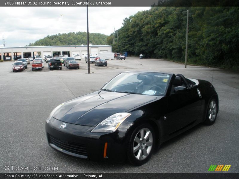 Super Black / Charcoal 2005 Nissan 350Z Touring Roadster