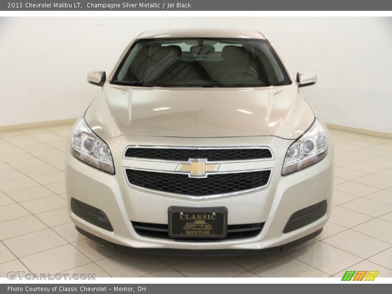 Champagne Silver Metallic / Jet Black 2013 Chevrolet Malibu LT