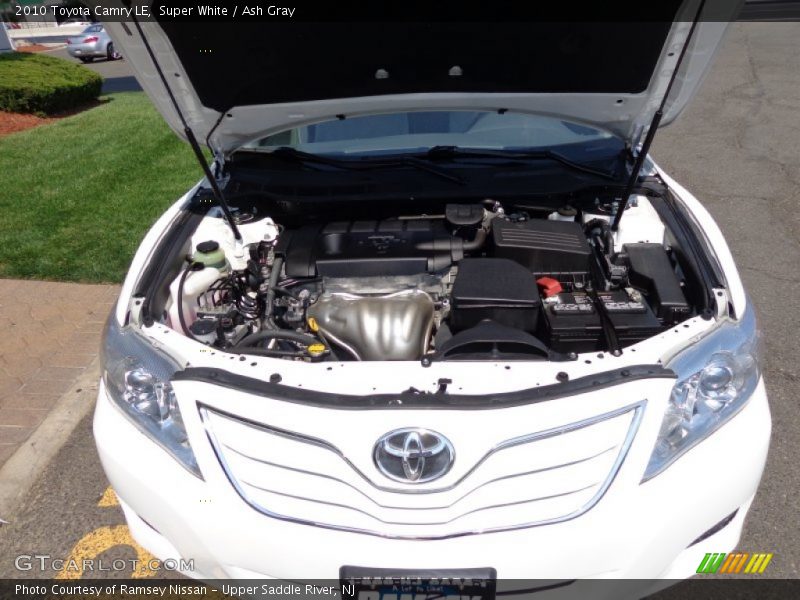 Super White / Ash Gray 2010 Toyota Camry LE