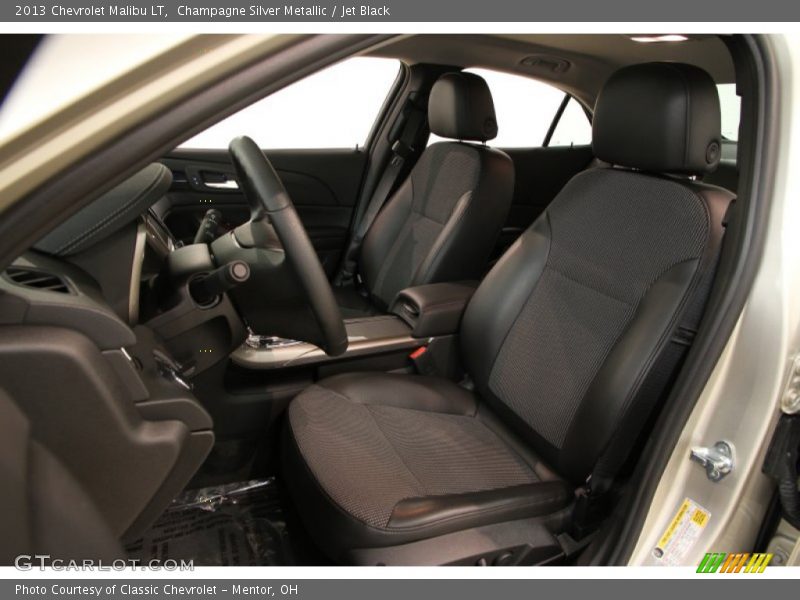 Champagne Silver Metallic / Jet Black 2013 Chevrolet Malibu LT