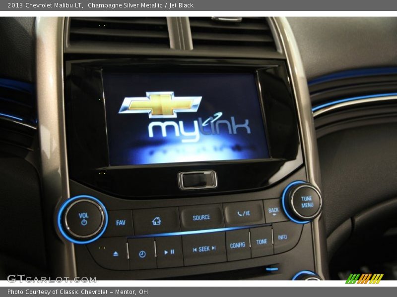 Champagne Silver Metallic / Jet Black 2013 Chevrolet Malibu LT