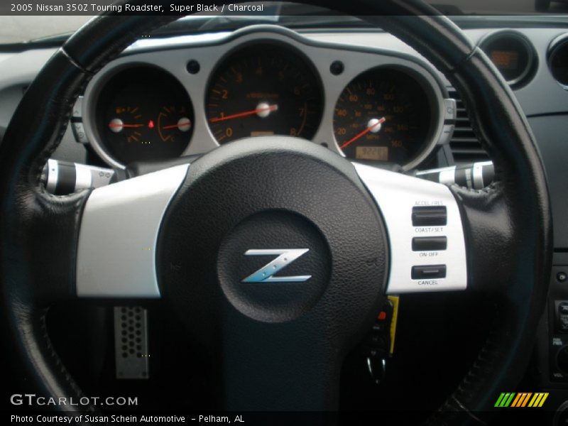 Super Black / Charcoal 2005 Nissan 350Z Touring Roadster