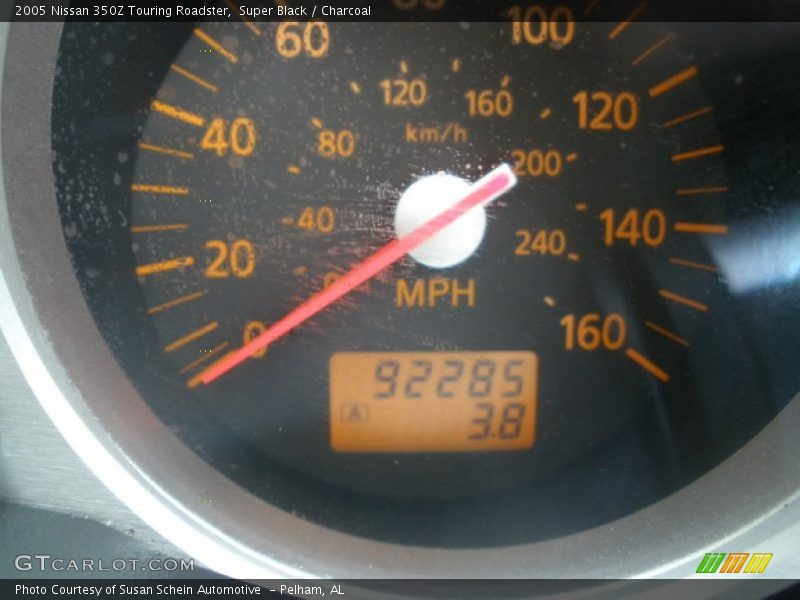 Super Black / Charcoal 2005 Nissan 350Z Touring Roadster