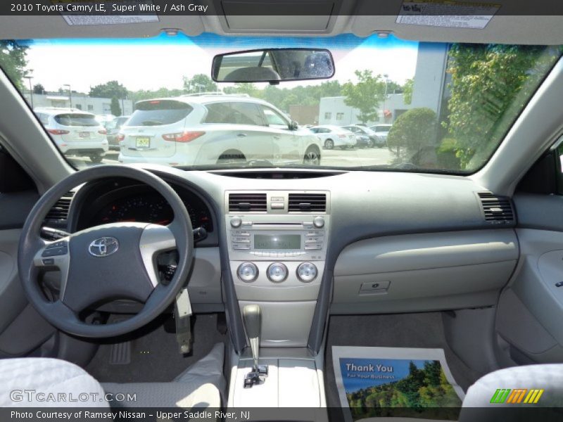 Super White / Ash Gray 2010 Toyota Camry LE