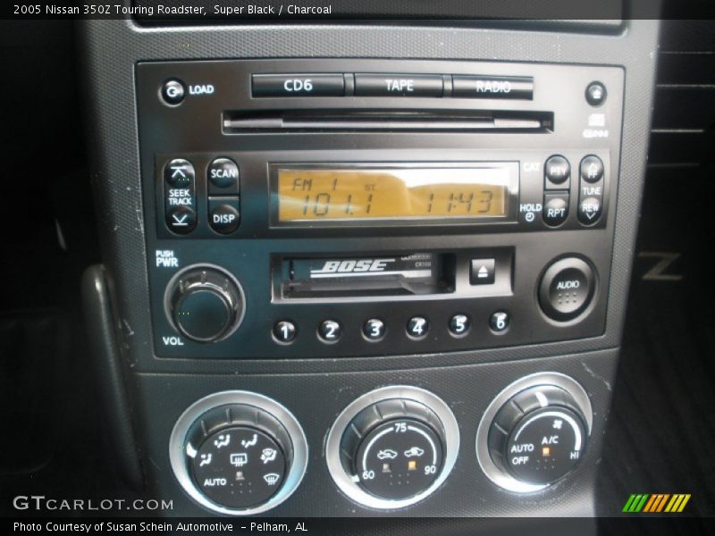 Super Black / Charcoal 2005 Nissan 350Z Touring Roadster