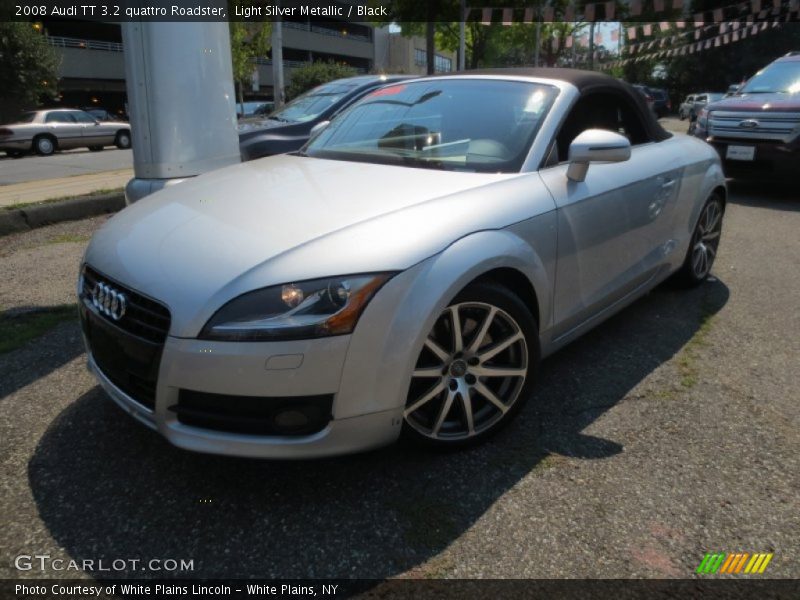 Light Silver Metallic / Black 2008 Audi TT 3.2 quattro Roadster