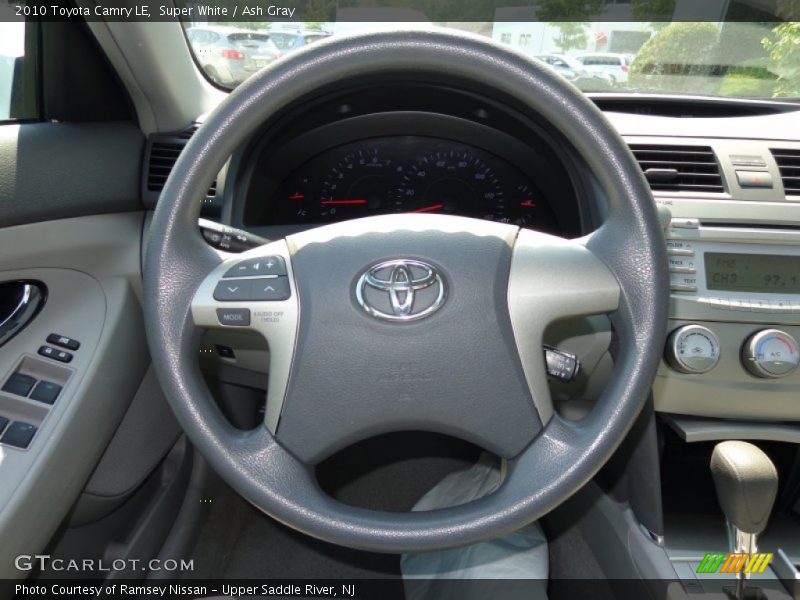 Super White / Ash Gray 2010 Toyota Camry LE