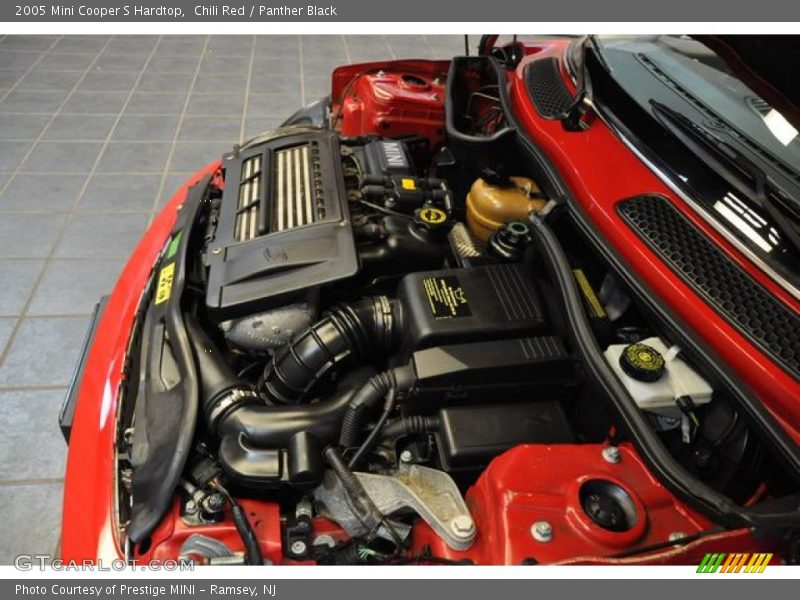 Chili Red / Panther Black 2005 Mini Cooper S Hardtop