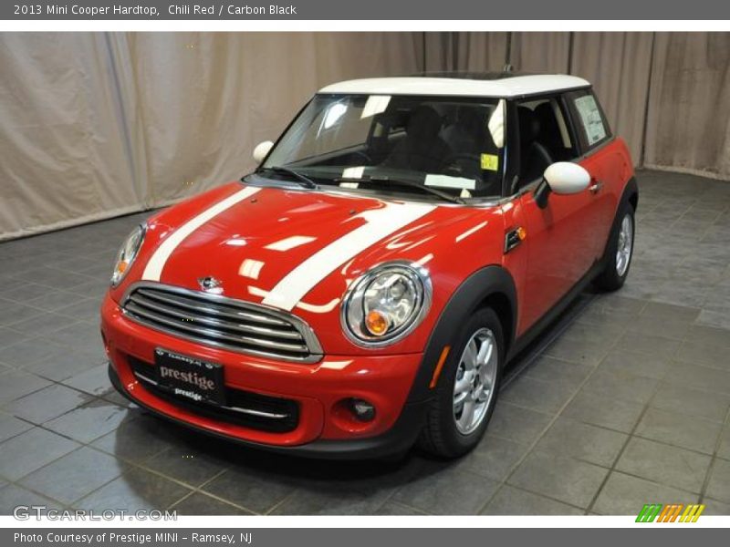 Chili Red / Carbon Black 2013 Mini Cooper Hardtop