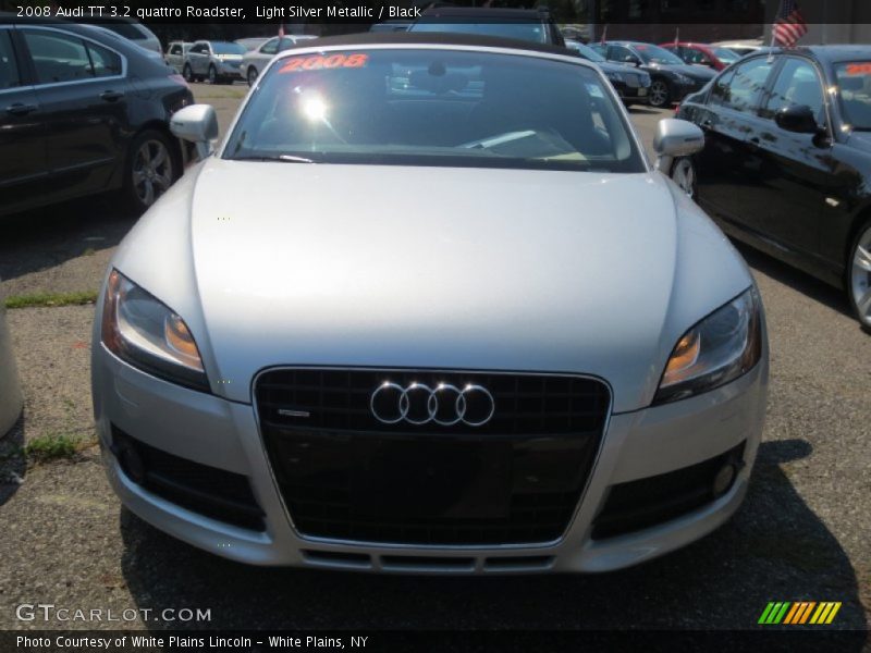 Light Silver Metallic / Black 2008 Audi TT 3.2 quattro Roadster