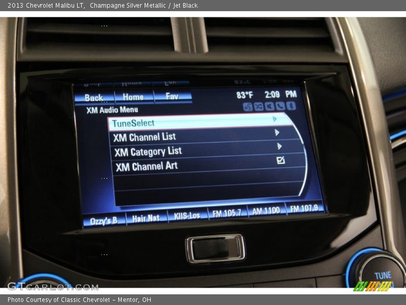 Champagne Silver Metallic / Jet Black 2013 Chevrolet Malibu LT