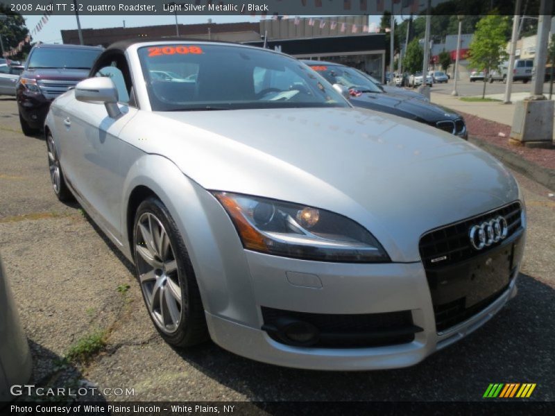 Light Silver Metallic / Black 2008 Audi TT 3.2 quattro Roadster
