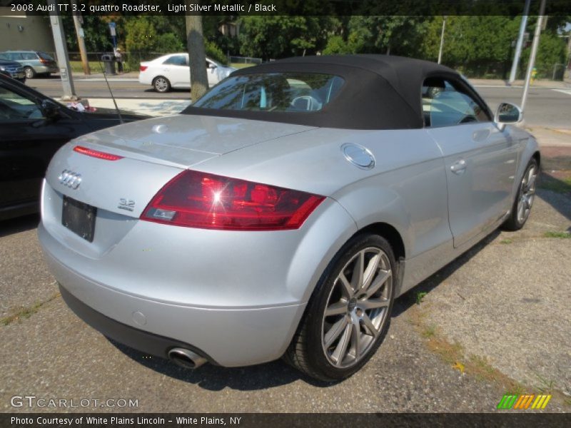 Light Silver Metallic / Black 2008 Audi TT 3.2 quattro Roadster