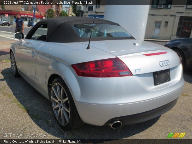 Light Silver Metallic / Black 2008 Audi TT 3.2 quattro Roadster