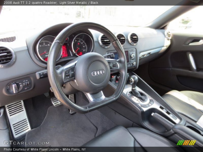 Light Silver Metallic / Black 2008 Audi TT 3.2 quattro Roadster