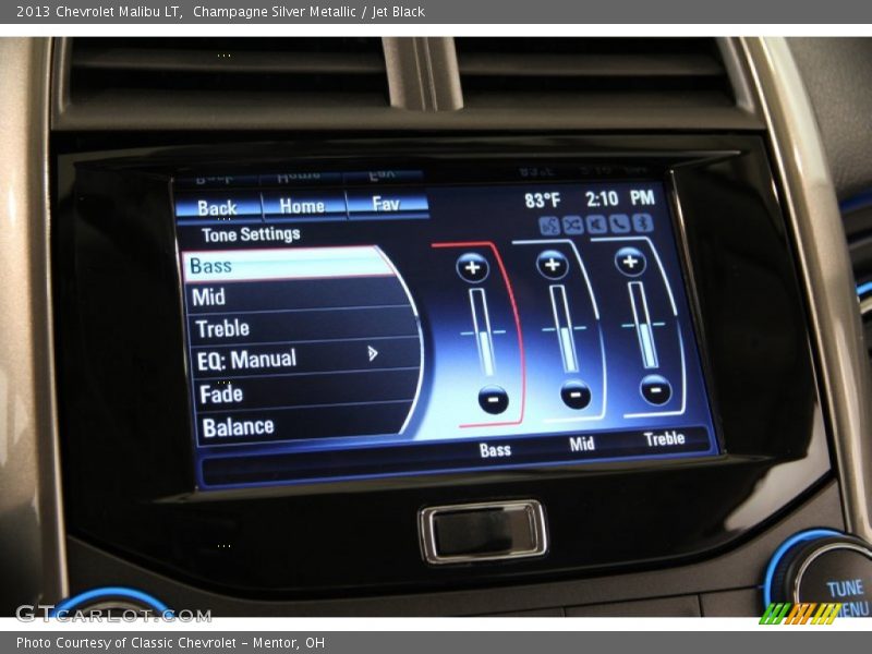 Champagne Silver Metallic / Jet Black 2013 Chevrolet Malibu LT