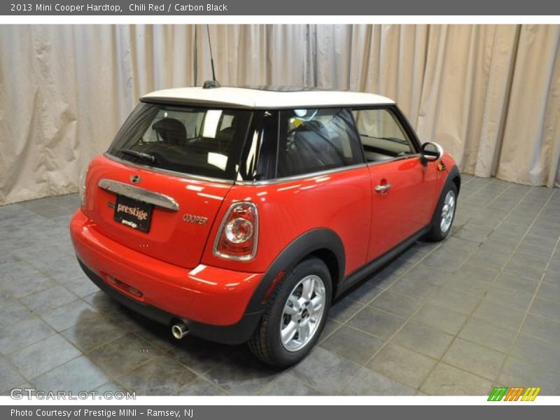Chili Red / Carbon Black 2013 Mini Cooper Hardtop