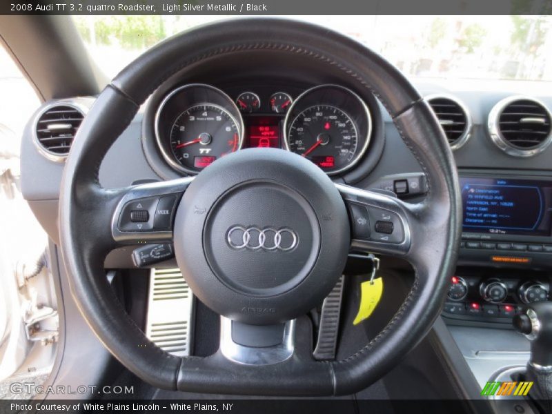 Light Silver Metallic / Black 2008 Audi TT 3.2 quattro Roadster