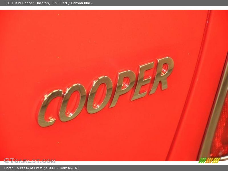 Chili Red / Carbon Black 2013 Mini Cooper Hardtop