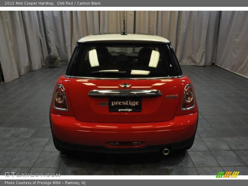 Chili Red / Carbon Black 2013 Mini Cooper Hardtop