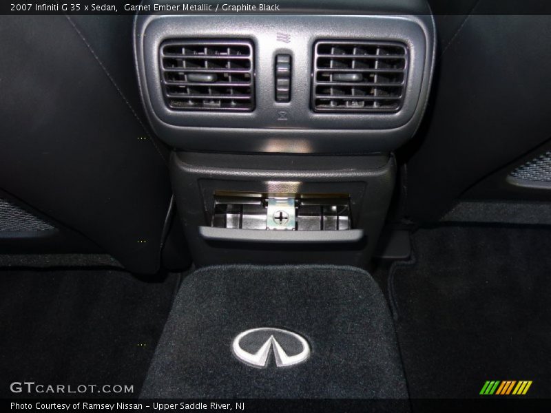 Garnet Ember Metallic / Graphite Black 2007 Infiniti G 35 x Sedan