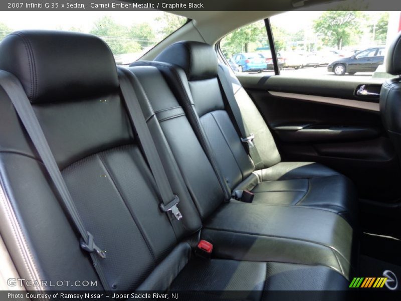 Garnet Ember Metallic / Graphite Black 2007 Infiniti G 35 x Sedan