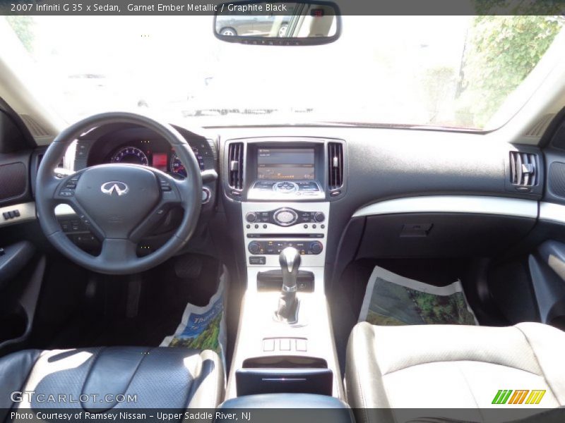 Garnet Ember Metallic / Graphite Black 2007 Infiniti G 35 x Sedan