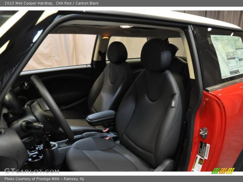Chili Red / Carbon Black 2013 Mini Cooper Hardtop
