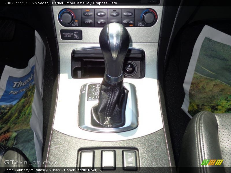 Garnet Ember Metallic / Graphite Black 2007 Infiniti G 35 x Sedan
