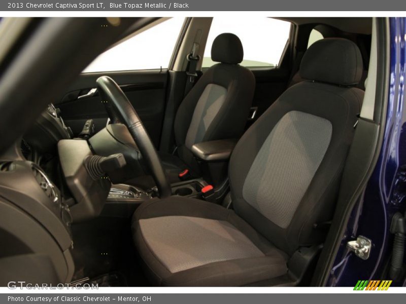 Front Seat of 2013 Captiva Sport LT