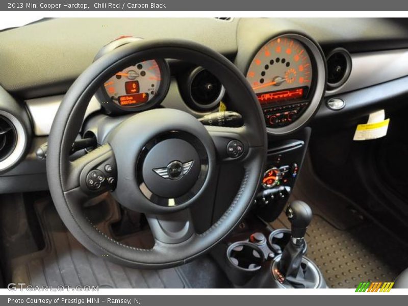 Chili Red / Carbon Black 2013 Mini Cooper Hardtop