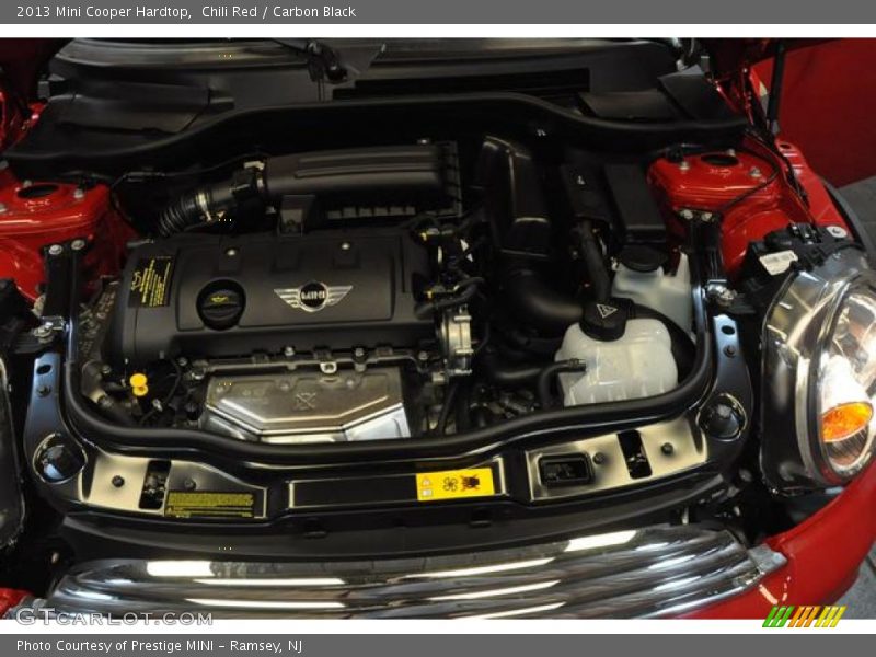 Chili Red / Carbon Black 2013 Mini Cooper Hardtop