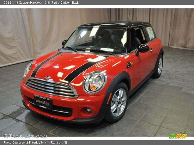 Chili Red / Carbon Black 2013 Mini Cooper Hardtop